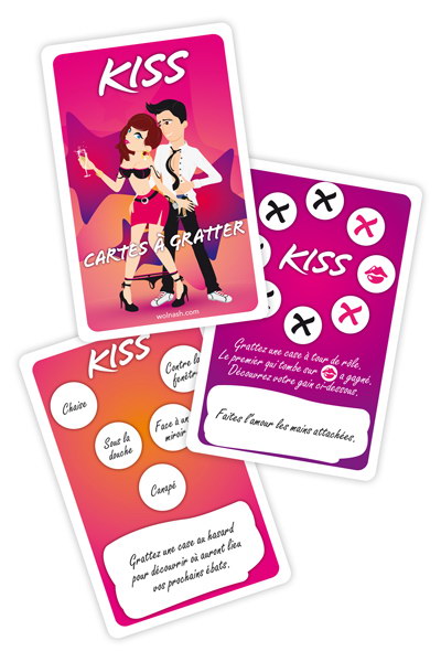sextoy sexshop cartes à gratter billet sexe couple